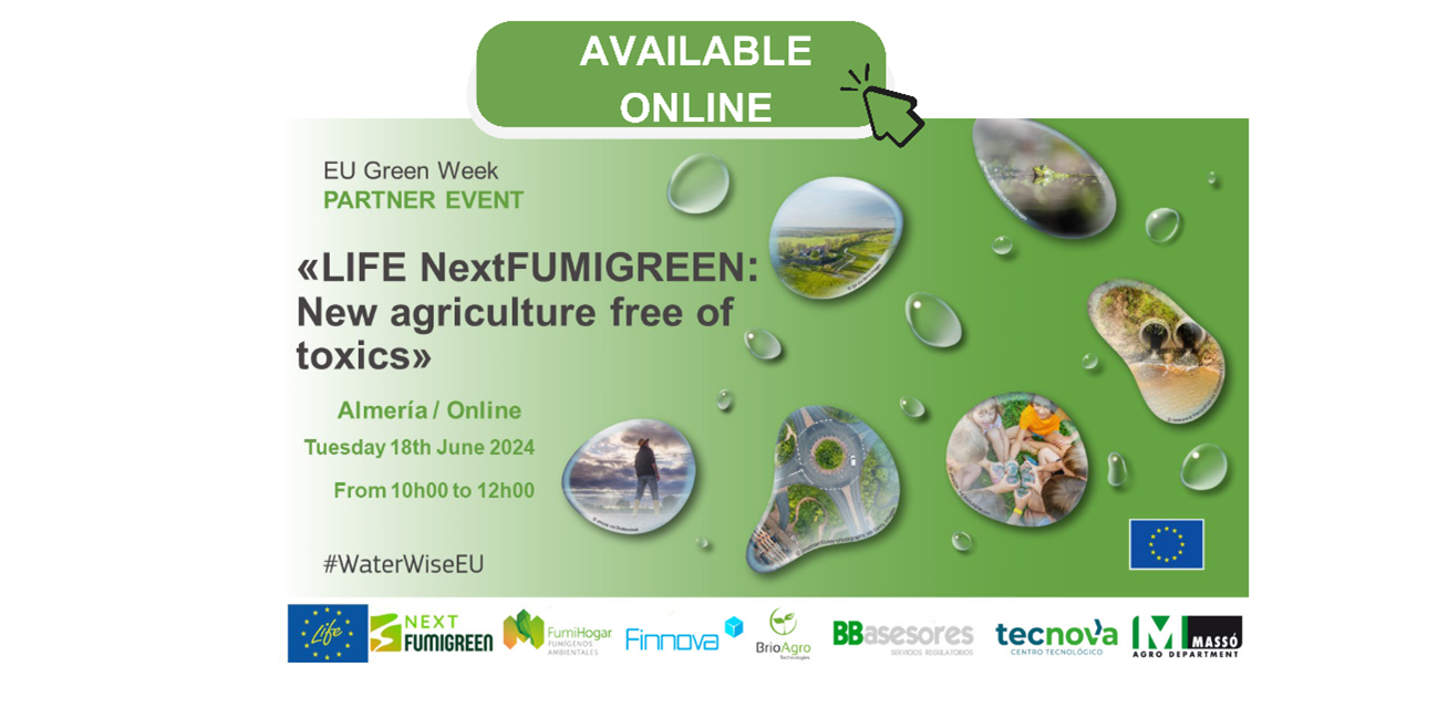 Watch the webinar “LIFE NextFUMIGREEN: New Toxic-Free Agriculture” now!