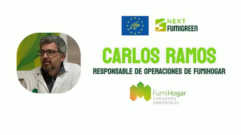 Carlos Ramos de Fumi-Hogar: “Con LIFE NextFUMIGREEN, estamos innovando en soluciones naturales para proteger cultivos y mejorar la seguridad alimentaria”