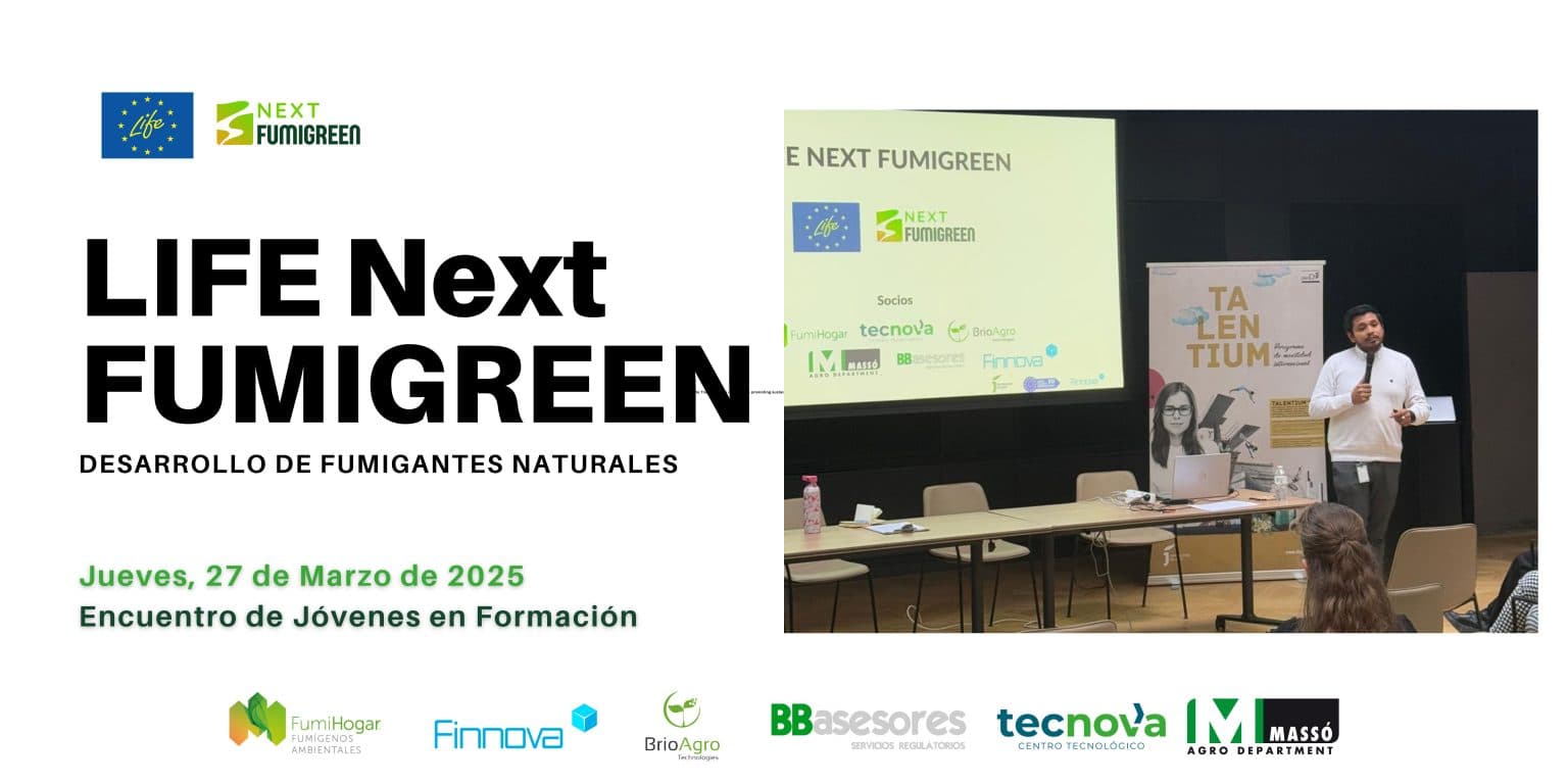 Jóvenes europeos descubren LIFE NextFUMIGREEN en el Encuentro Formativo de Talento Emergente en Bruselas