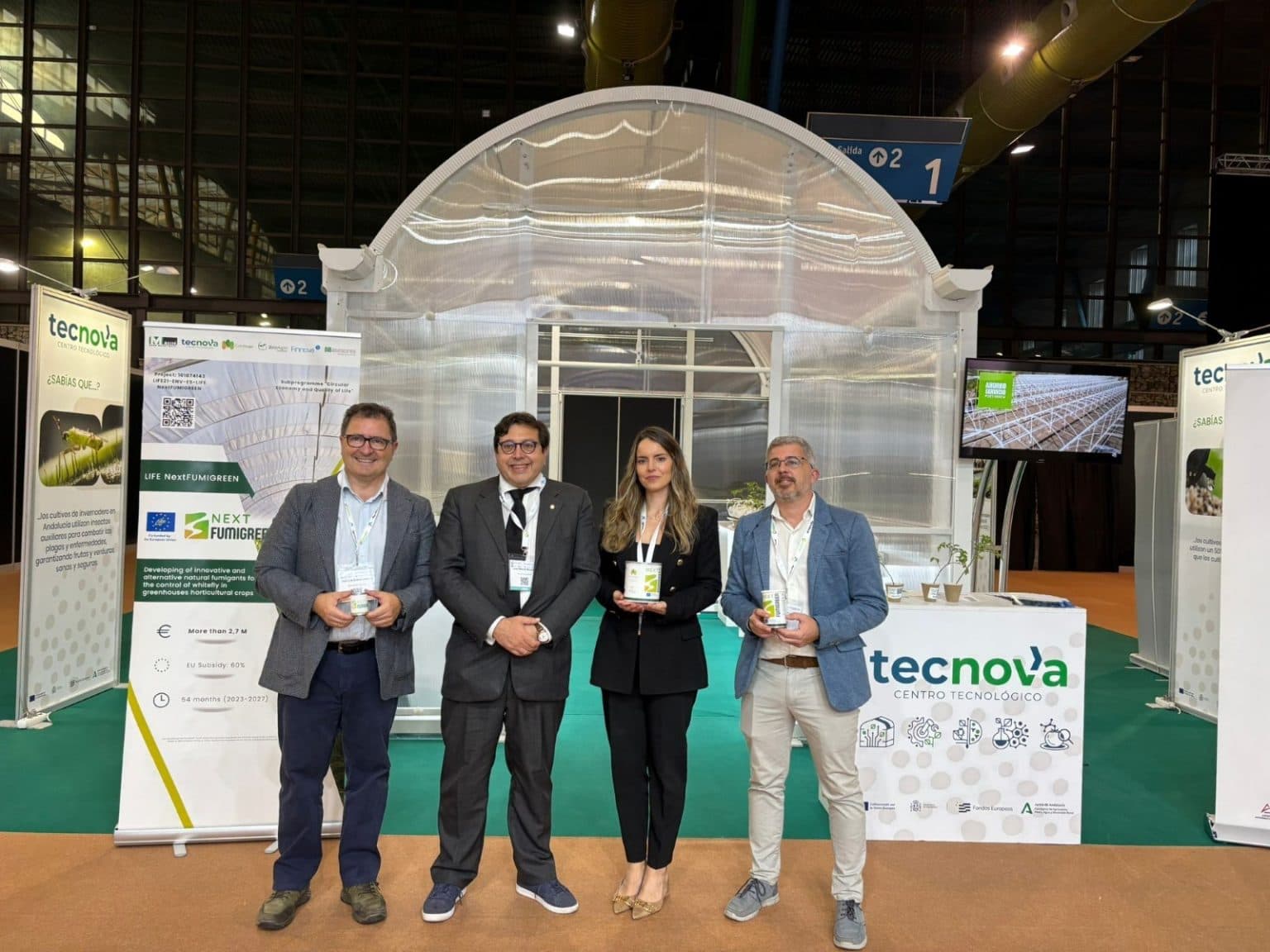 LIFE NextFUMIGREEN presenta su propuesta para el control de plagas ante el público en ExpoAgritech 2024 