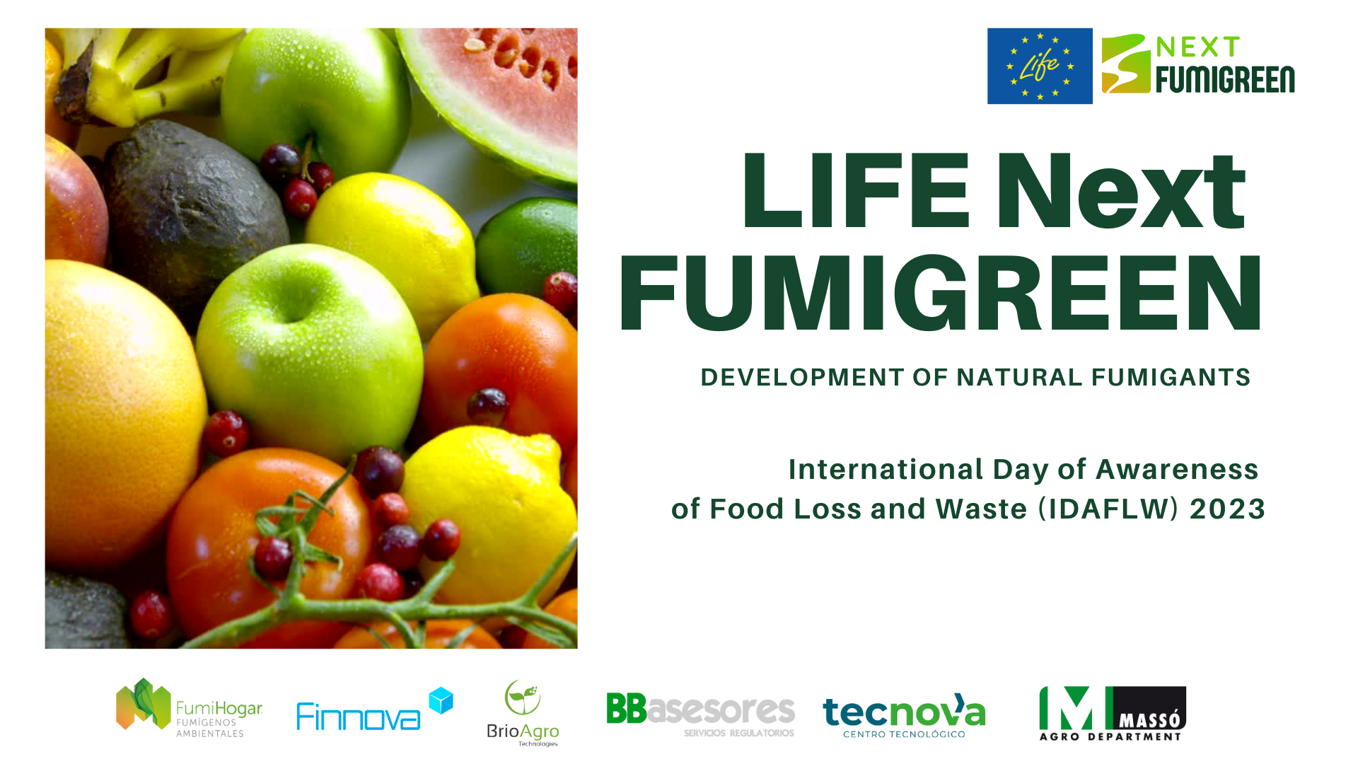 LIFE NextFUMIGREEN supports the safety and sustainability of food with natural fumigants