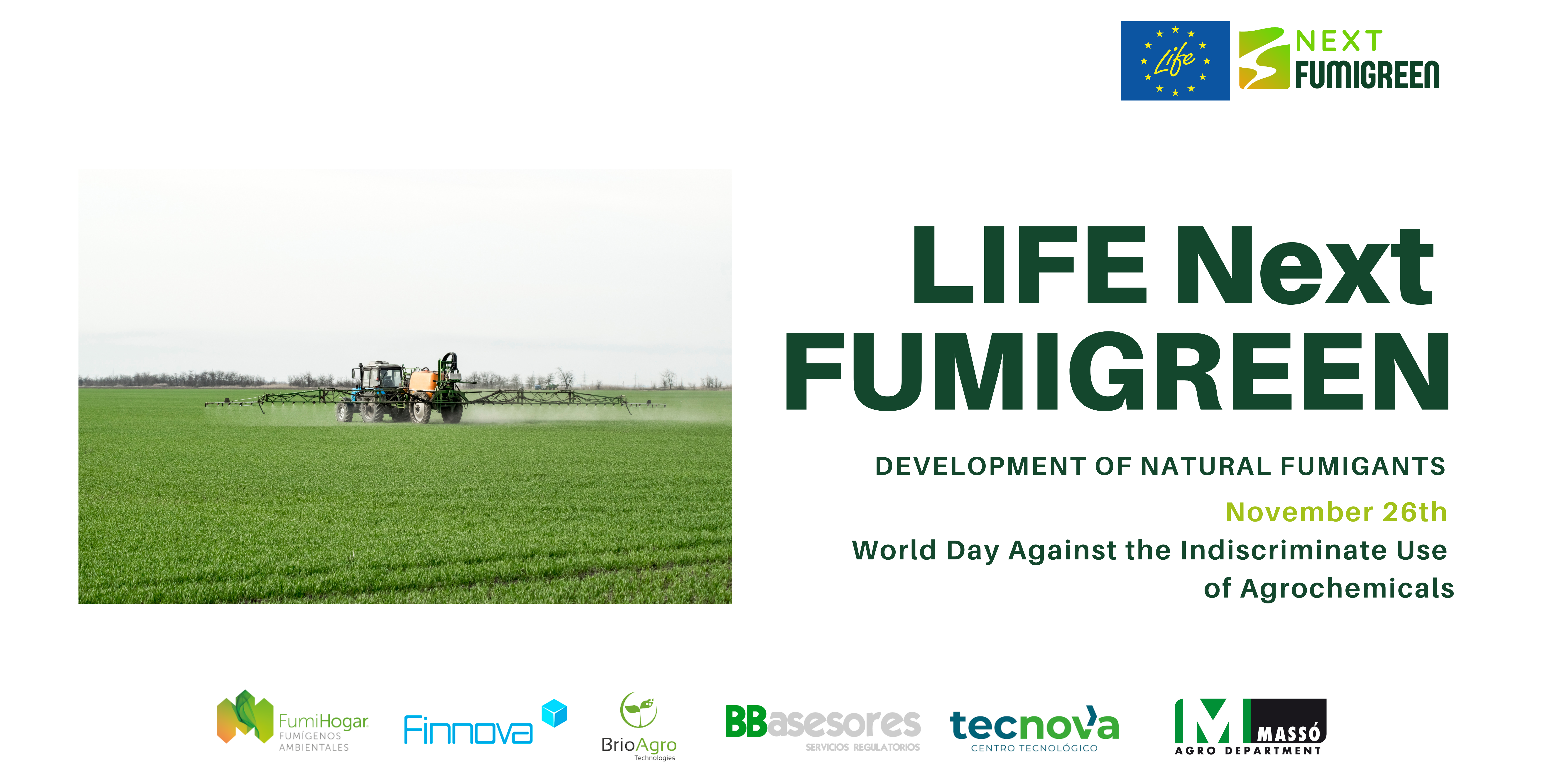 LIFE NextFUMIGREEN’s natural fumigants contribute to the fight against the indiscriminate use of agrochemicals